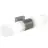 Nordlux Tangens Applique Murale Verre et Métal Gris - Extérieur | IP44 - Convient pour 2x E14