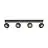 Ledvance LED Decor Spot Pluto Staal Zwart 19.2W 1250lm - 830 Warm Wit