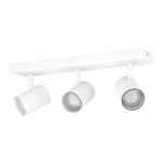 Eglo Plafond Spot Consuma 1 Acier Blanc | Convient pour 3x GU10
