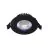 Noxion LED inclinable Slim Spot Noir 6W 550lm - 930 Blanc Chaud | Diamètre 75mm - IP54 - Meilleur rendu des couleurs 