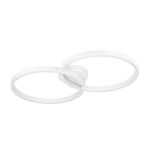 Eglo Plafondlamp Amandolo Staal Wit 19.5W 2400lm - 827-865 Afstembaar Wit + RGB | Dimbaar