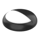 Noxion LED Bulkhead Pro V2 12/16/20W 2400lm - 830-840-865 CCT | 325mm - IP65 - Bewegings- en Lichtsensor - 3 Uur Noodverlichting + Ooglid Ring Zwart