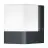 Ledvance Smart+ Wifi Wandlamp Cube Donker Grijs Buitenverlichting 9.5W 500lm - 830 Warm Wit | RGBW - Dimbaar