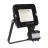 Ledvance LED Floodlight Compact Zwart 20W 1800lm 100D - 830 Warm Wit | IP65 - Symmetrisch - Bewegings- en lichtsensor