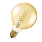 Osram Vintage 1906 LED E27 Globe Filament Goud 125mm 7W 600lm - 822 Zeer Warm Wit | Dimbaar
