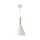 DFTP by Nordlux Pure 20 Pendelarmatuur Metaal en Hout Wit | Geschikt voor E27