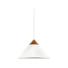 DFTP by Nordlux Kinto Pendelarmatuur Metaal en Hout Wit | 420mm - Geschikt voor E27